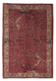 183X259 China Antique Peking Ca.1930 Rug Oriental Dark Red/Brown (Wool, China)