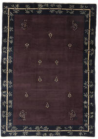 188X263 China Antique Peking Ca. 1940 Rug Oriental Black (Wool, China)