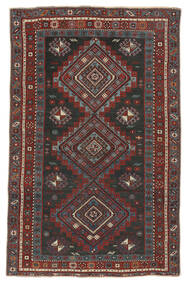 Alfombra Oriental Shirvan Ca. 1900 110X169 Negro/Rojo Oscuro (Lana, Azerbaiyán/Rusia)