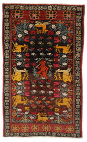  Orientalischer Antik Schirwan Ca. 1930 Teppich 116X196 Schwarz/Dunkelrot Wolle, Aserbaidschan/Rußland
