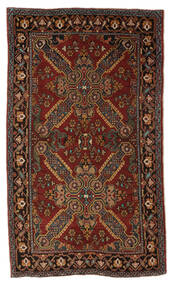 127X216 絨毯 シルヴァン Ca. 1930 オリエンタル ブラック/茶色 (ウール, アゼルバイジャン/ロシア)