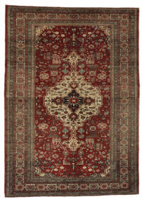 絨毯 オリエンタル アンティーク シルヴァン Ca. 1900 141X196 ブラック/茶色 (ウール, アゼルバイジャン/ロシア)