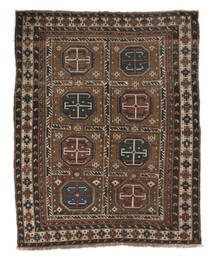 Tapis Antique Chirvan Ca. 1900 100X150 Noir/Marron (Laine, Azerbaïdjan/Russie)