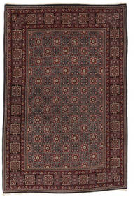  Antique Keshan Ca. 1920 Rug 142X216 Persian Wool Black/Brown Small