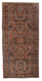  Lillian Ca. 1900 Rug 100X200 Persian Wool Black/Dark Red Small