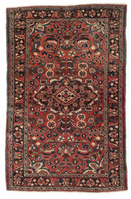 104X172 Tapete Antigo Lillian Ca. 1900 Oriental Preto/Vermelho Escuro (Lã, Pérsia/Irão)