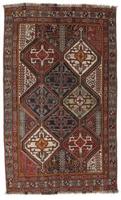 183X275 Antik Ghashghai Fine Ca. 1930 Teppich Orientalischer Schwarz/Braun (Wolle, Persien/Iran)