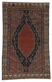 Koberec Orientální Antický Mazlagan Ca. 1930 130X190 Černá/Hnědá (Vlna, Persie/Írán)