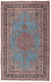 300X484 Tapis Antique Kerman Ca. 1920 D'orient Rouge Foncé/Marron Grand (Laine, Perse/Iran)