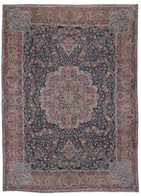  Antik Kerman Ca.1900 334X463 Persischer Wollteppich Braun/Schwarz Groß
