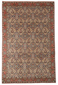 Persialainen Antiikki Ghom Ca. 1930 Matot Matto 229X359 Ruskea/Tummanpunainen (Villa, Persia/Iran)