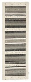 85X247 絨毯 ギャッベ インド モダン 廊下 カーペット ダークイエロー/イエロー (ウール, インド) Carpetvista