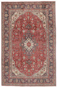  Persischer Täbriz Teppich 200X308 Braun/Dunkelrot (Wolle, Persien/Iran)