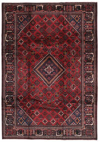  Persisk Joshaghan Teppe 218X312 Svart/Mørk Rød (Ull, Persia/Iran)