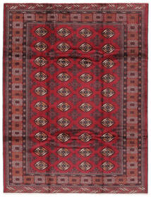  Oosters Turkaman Vloerkleed 207X276 Donkerrood/Zwart Wol, Perzië/Iran Carpetvista
