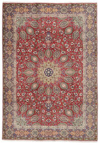  Tabriz Rug 204X291 Persian Wool Brown/Dark Red Carpetvista