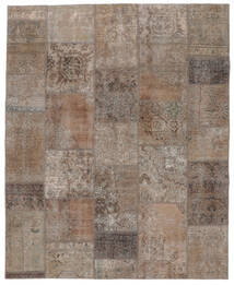  Patchwork - Persien/Iran 204X254 Persian Wool Rug Brown Carpetvista