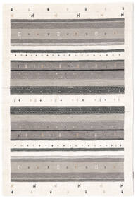  ギャッベ インド 絨毯 120X180 ウール ベージュ/ダークグレー 小 Carpetvista