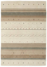 162X232 Gabbeh Indo Rug Modern Beige/Brown (Wool, India) Carpetvista