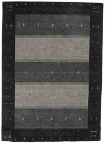 絨毯 ギャッベ インド 166X230 ブラック/茶色 (ウール, インド)