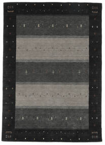 絨毯 ギャッベ インド 167X235 ブラック/茶色 (ウール, インド)