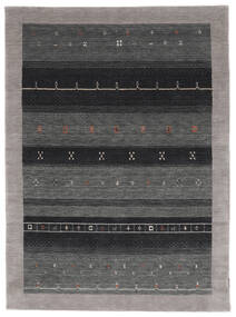 絨毯 ギャッベ インド 150X200 ブラック/茶色 (ウール, インド)