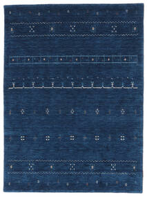 絨毯 ギャッベ インド 130X180 ブラック/ダークブルー (ウール, インド)
