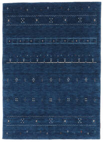 Gabbeh Indo Rug 129X178 Black/Dark Blue Wool, India Carpetvista