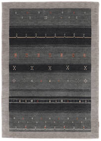  Gabbeh Indo Rug 126X177 Wool Black/Brown Small Carpetvista