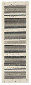 80X250 絨毯 ギャッベ インド モダン 廊下 カーペット ダークイエロー/イエロー (ウール, インド) Carpetvista