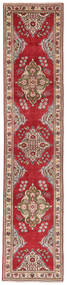  Persialainen Tabriz Matot 75X350 Tummanpunainen/Ruskea Carpetvista