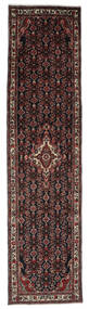 Tapis Mahal 97X410 De Couloir Noir/Rouge Foncé (Laine, Perse/Iran)