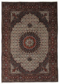 Moud Teppich 205X290 Schwarz/Braun Wolle, Persien/Iran Carpetvista