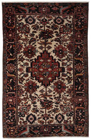230X335 Heriz Rug Oriental Black/Brown (Wool, Persia/Iran) Carpetvista