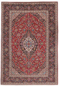  Persialainen Keshan Matot 205X306 Tummanpunainen/Ruskea Carpetvista