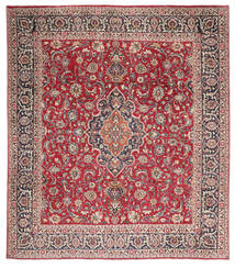 298X342 Tapete Oriental Mashad Castanho/Vermelho Escuro Grande (Lã, Pérsia/Irão) Carpetvista