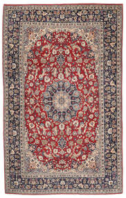 256X412 Tapete Najafabad Oriental Castanho/Vermelho Escuro Grande (Lã, Pérsia/Irão) Carpetvista