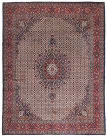 Moud Teppich 310X400 Dunkelrot/Schwarz Großer Persien/Iran Carpetvista