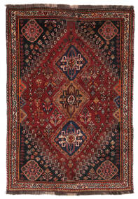  Qashqai Rug 122X180 Persian Wool Black/Dark Red Small Carpetvista
