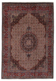 Moud Rug Rug 200X290 Black/Brown Wool, Persia/Iran Carpetvista