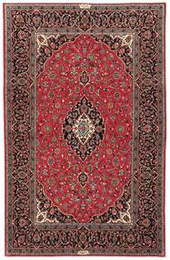  Orientalsk Keshan Fine Tæppe 147X222 Mørkerød/Sort Uld, Persien/Iran