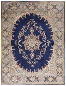  Oriental Kerman Rug 303X387 Brown/Black Large Wool, Persia/Iran Carpetvista