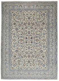  Persischer Keshan Fine Teppich 304X417 Dunkelgrau/Grau Großer (Wolle, Persien/Iran)