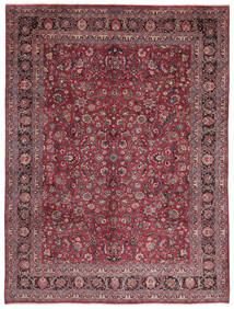 Tapete Persa Mashad 295X390 Vermelho Escuro/Castanho Grande (Lã, Pérsia/Irão)