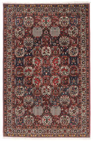 絨毯 オリエンタル バクティアリ 200X309 ブラック/ダークレッド (ウール, ペルシャ/イラン)