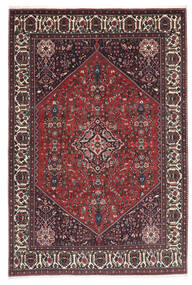 207X303 Tappeto Orientale Abadeh Nero/Rosso Scuro (Lana, Persia/Iran) Carpetvista