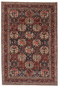  Orientalsk Bakhtiar Collectible Teppe 204X302 Svart/Mørk Rød Ull, Persia/Iran Carpetvista