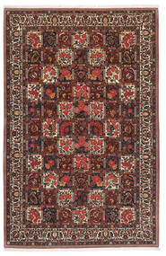 206X315 絨毯 オリエンタル バクティアリ Collectible ブラック/ダークレッド (ウール, ペルシャ/イラン) Carpetvista