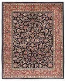 220X270 Sarough Vloerkleed Oosters Bruin/Zwart (Wol, Perzië/Iran) Carpetvista