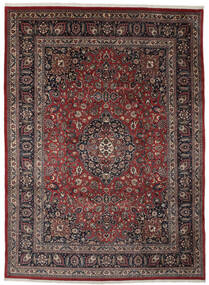 Mashad Rug 298X405 Persian Wool Black/Brown Large Carpetvista